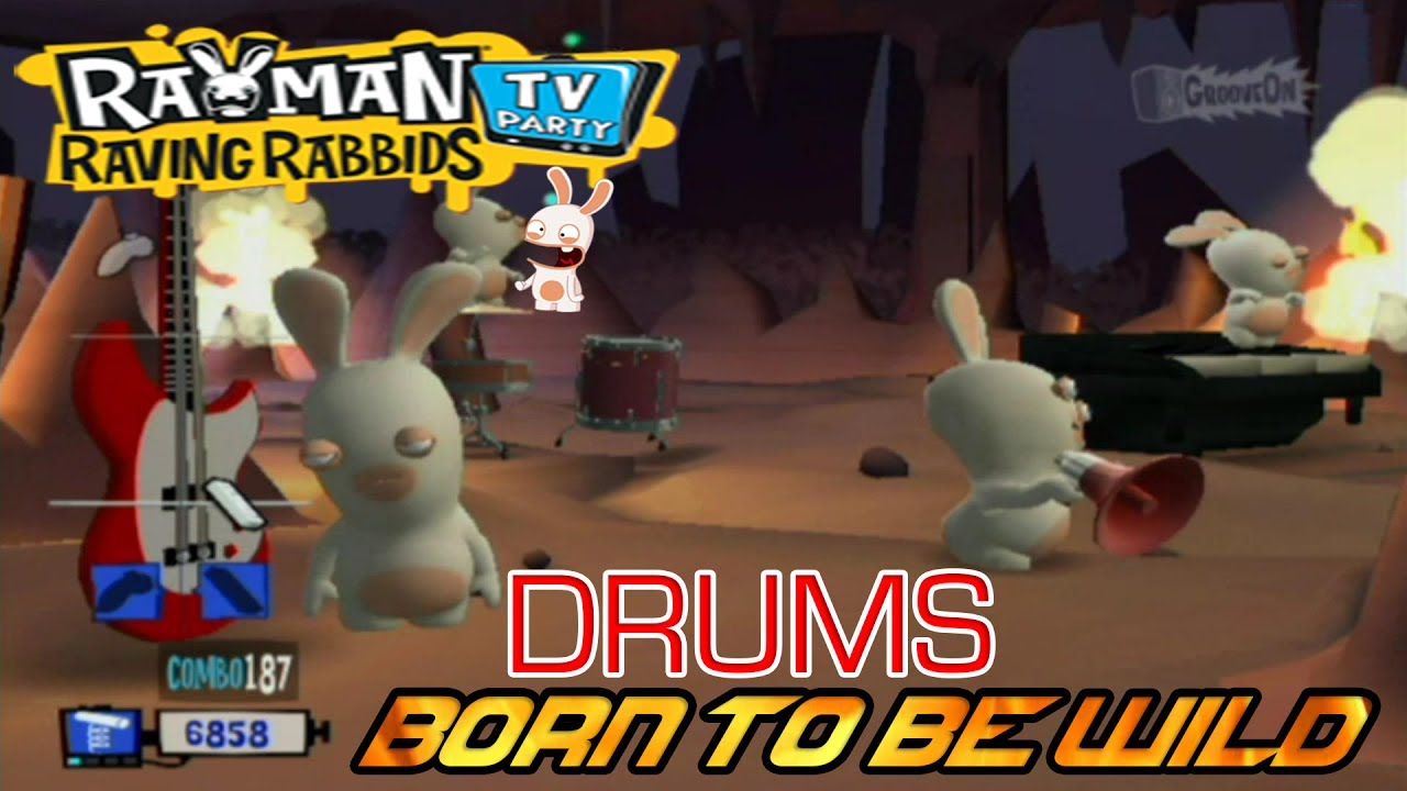 Rayman Raving Rabbids: TV Party - Born to be Wild [Drums]