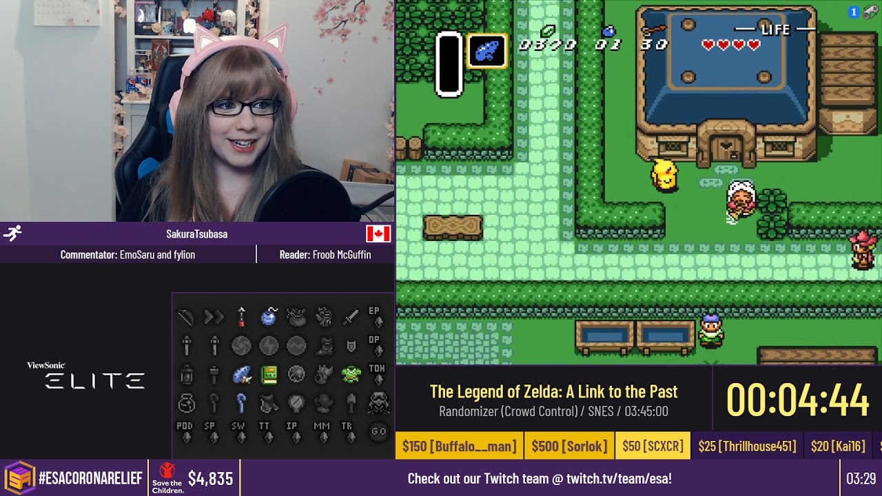 The Legend of Zelda: A Link to the Past [Randomizer (Crowd Control)] - #ESACoronaRelief