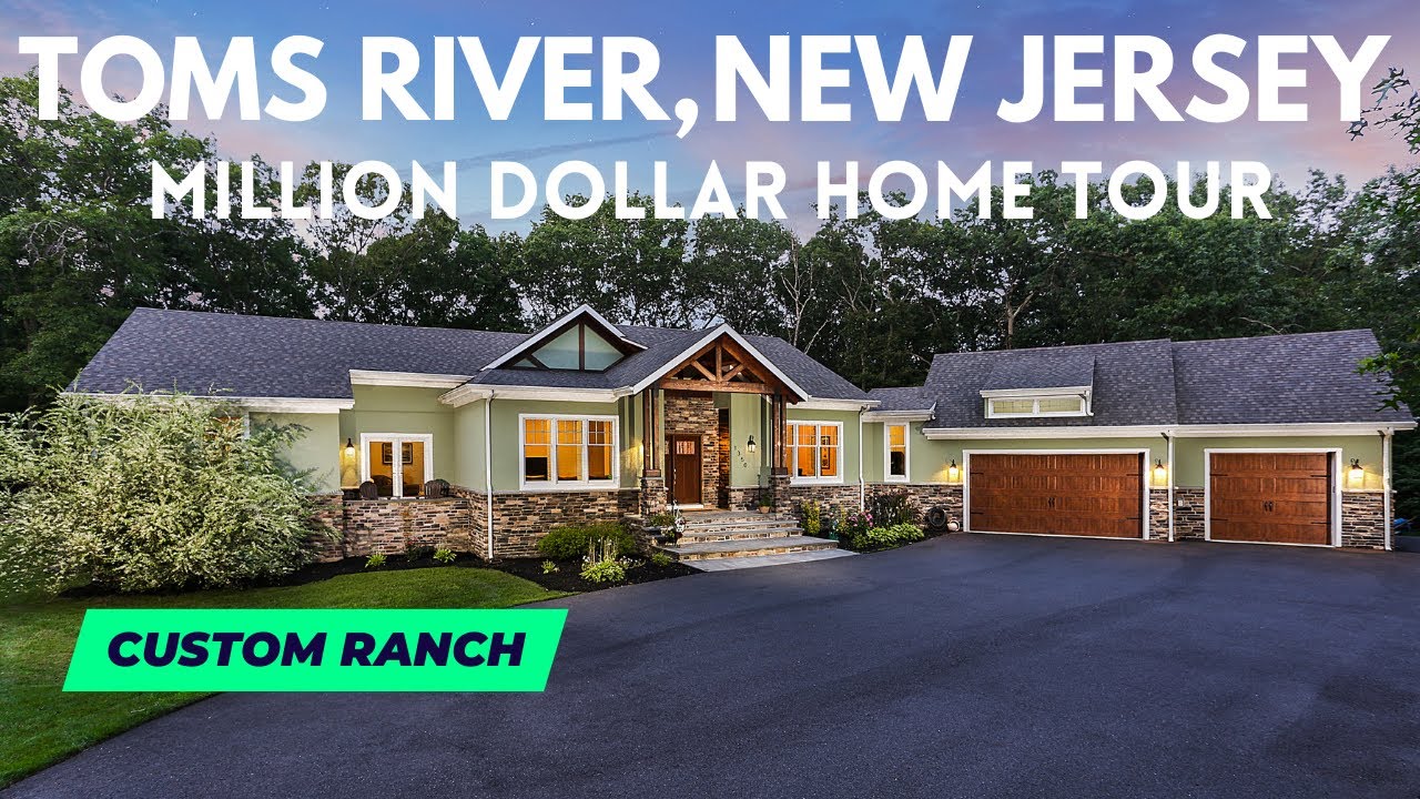 MILLION DOLLAR Toms River New Jersey Custom-Built Ranch