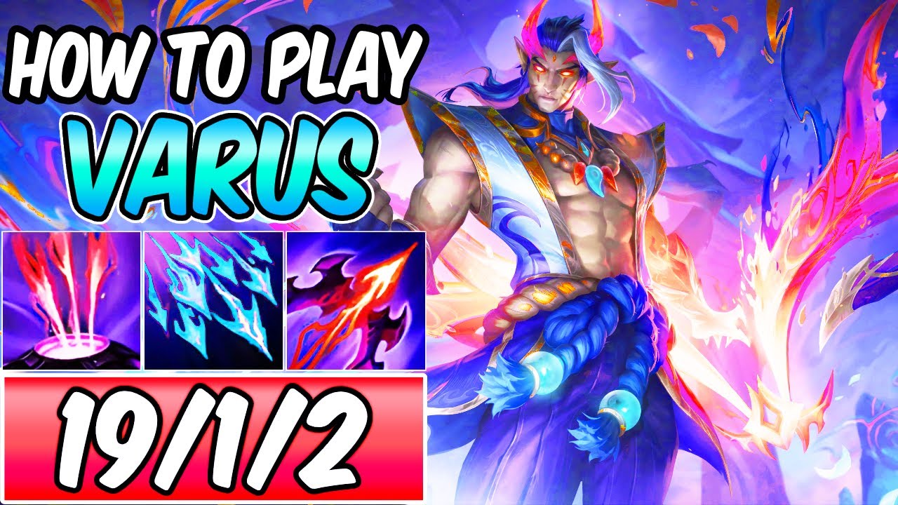 КАК ИГРАТЬ ЗА АДЦ ВАРУСА | Билд и руны | Руководство игрока Diamond Spirit Blossom VARUS League o...