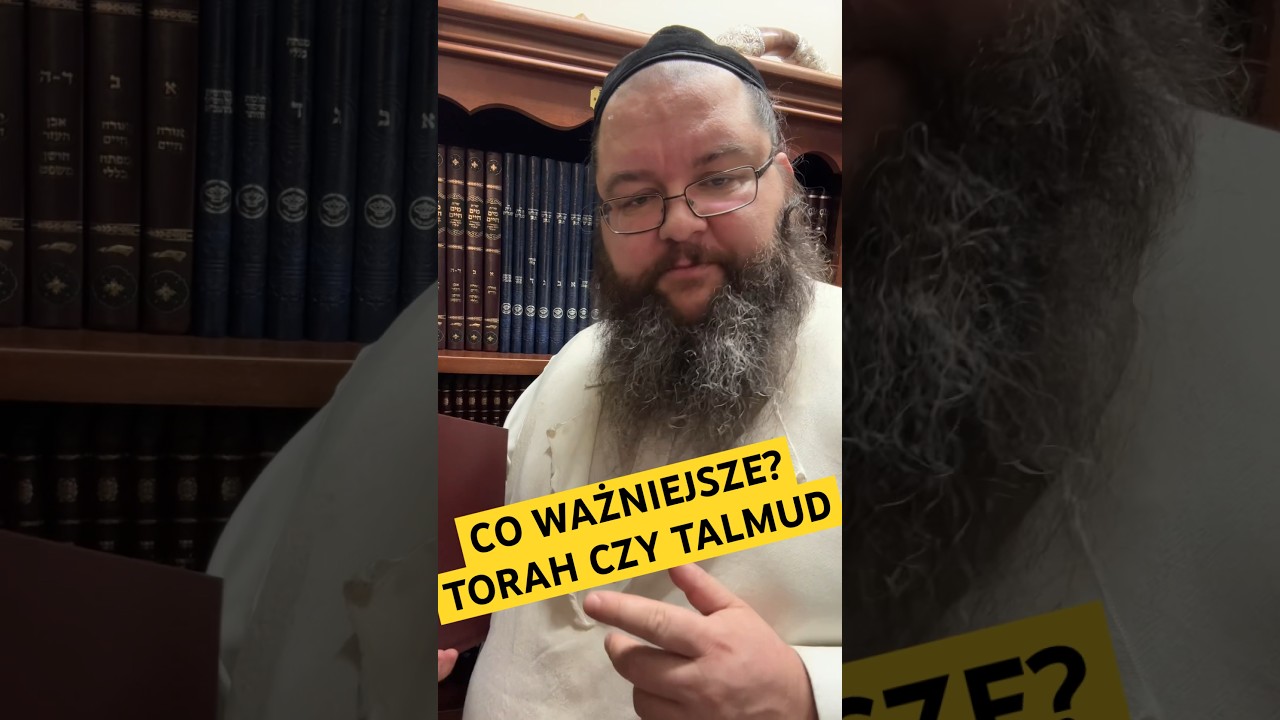 Co jest ważniejsze Talmud czy Torah? #chasydzi #żydzi #judaizm #terazjużwiesz
