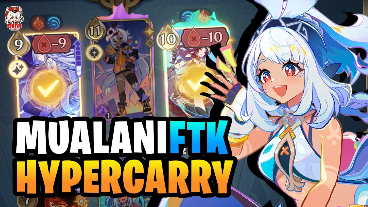 One Hitting Opponent with Mualani FTK | Genshin TCG