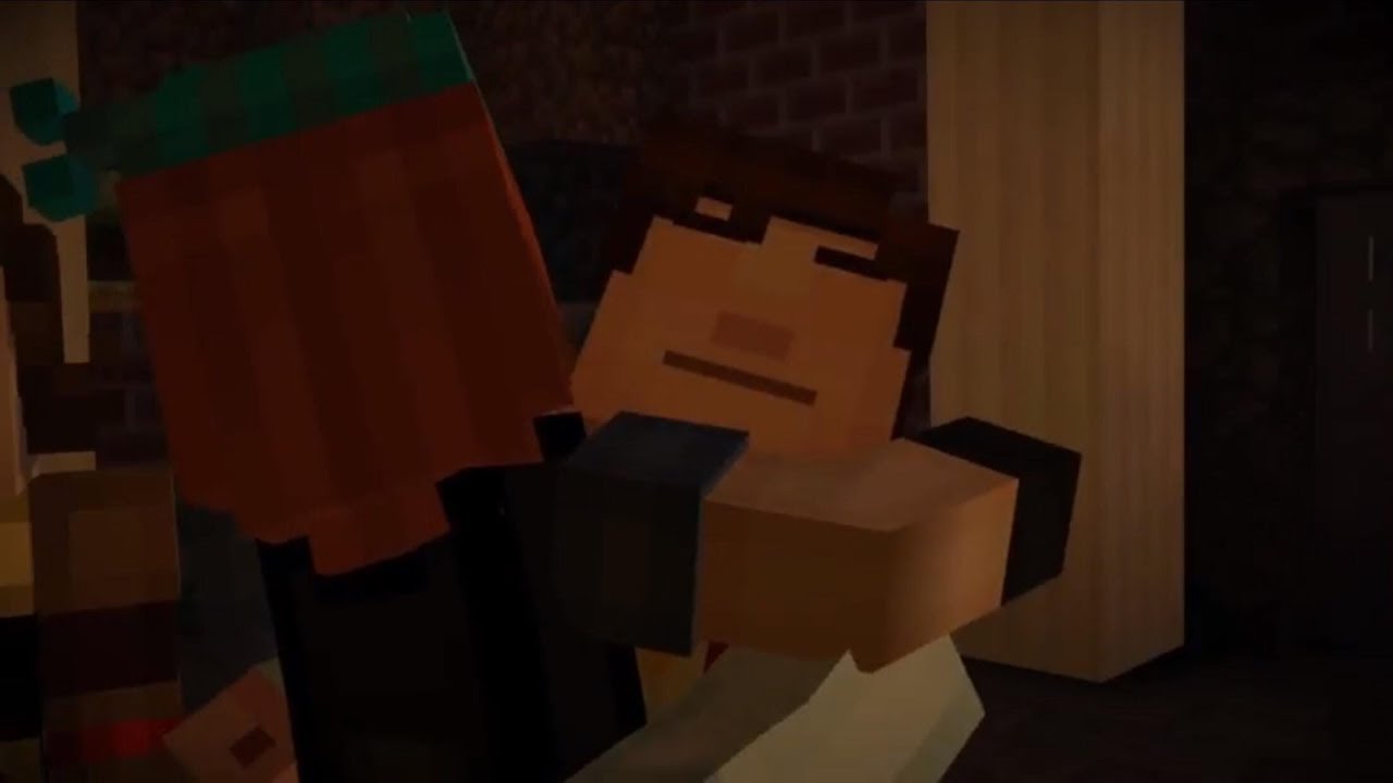 Minecraft Story Mode Episode 2 Jesse X Petra (Romantic & Cute scenes)