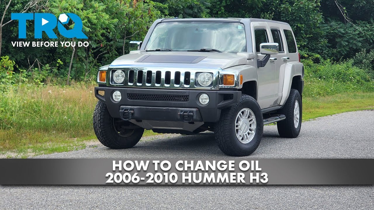 How to Change Oil 2006-2010 Hummer H3