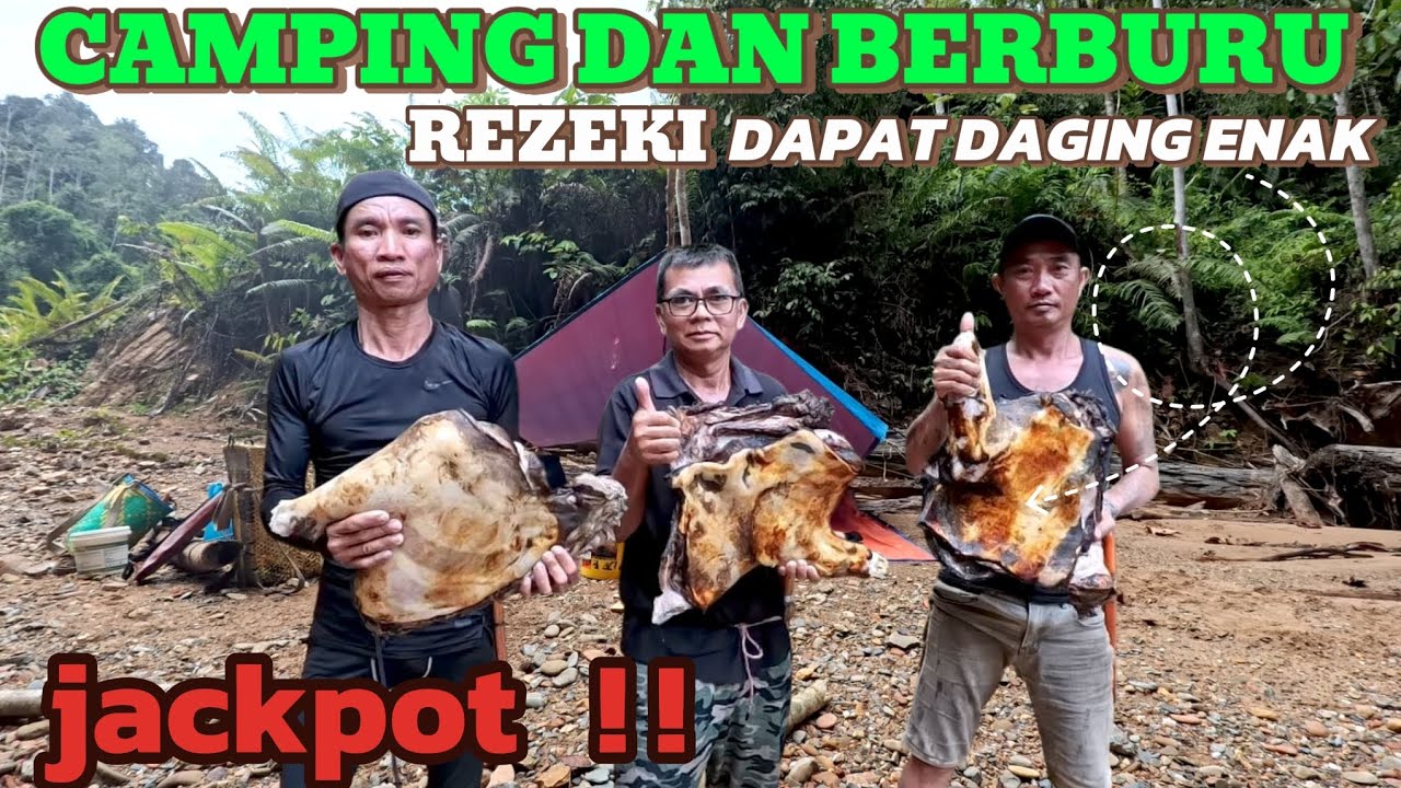 CAMPING DAN BERBURU DI JALAN BALAK LAMA SELAMA SATU MALAM DAPAT HASIL DAGING ENAK 