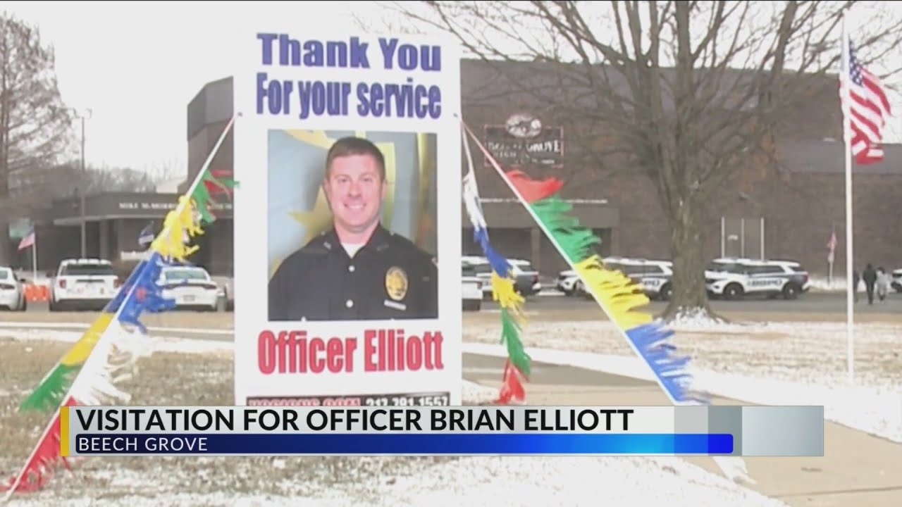 Hundreds pay respects to fallen Beech Grove police officer