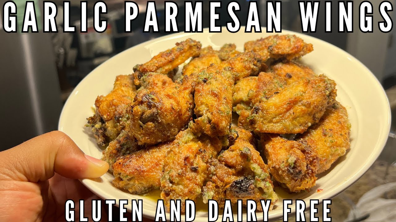 Garlic Parmesan Wings | Air Fryer | Gluten Free | Dairy Free