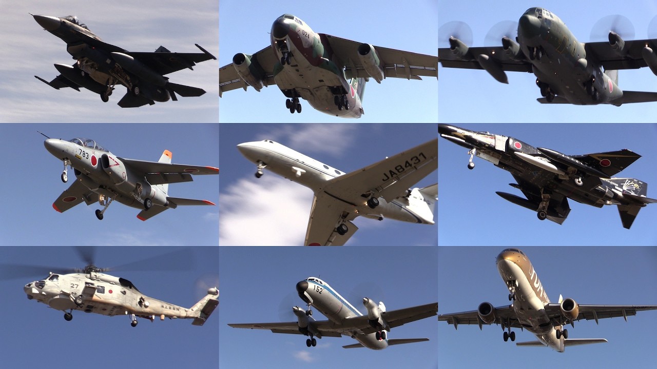 16/03/11 小牧基地オープンベース2016前々日 外来機飛来 Various Aircraft Fly-in at JASDF Komaki AB for Open Base