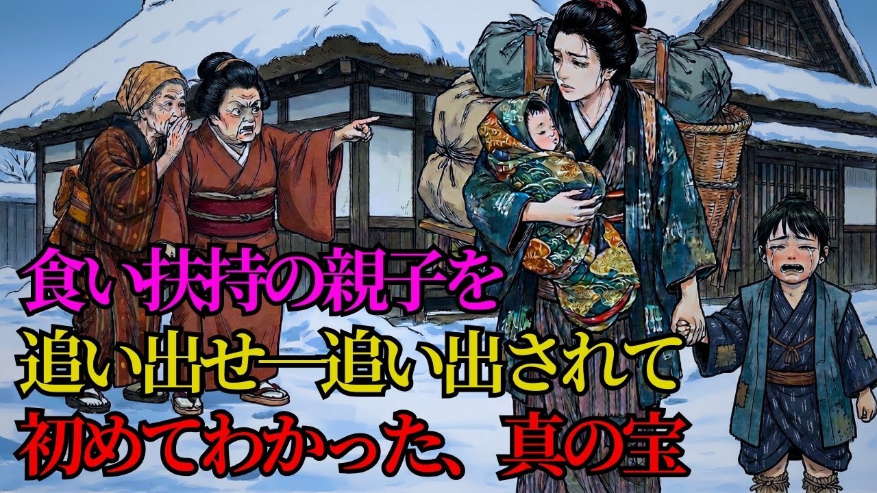 欲深い姑が嫁を追い出した末に気づいたこと…捨ててしまったのは「本当の宝物」だった | 野談 | 時代劇 | 昔話 | 説話 | 民話