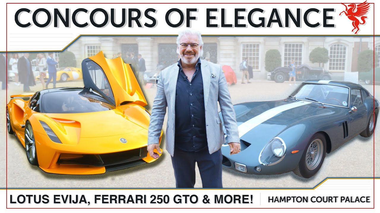 Analysing The $50 MILLION DOLLAR Ferrari 250 GTO, Lotus Evija & MORE at Concours Of Elegance!