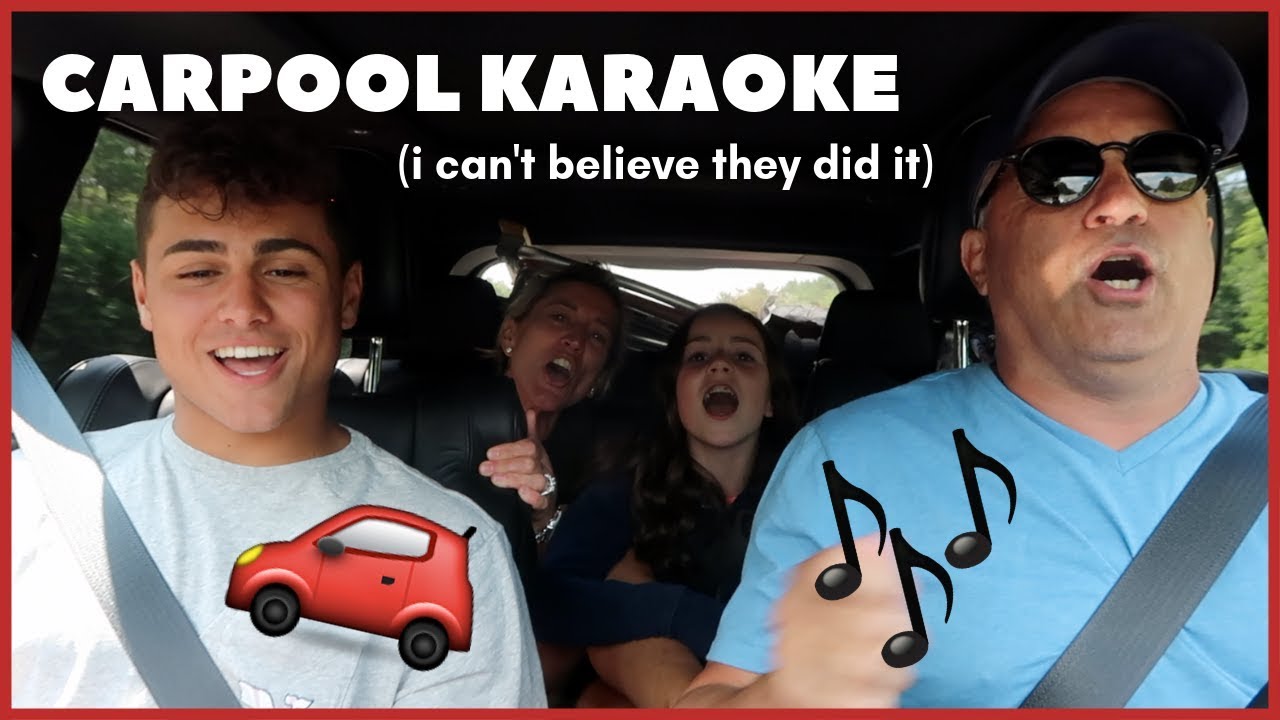 ENTIRE FAMILY CARPOOL KARAOKE