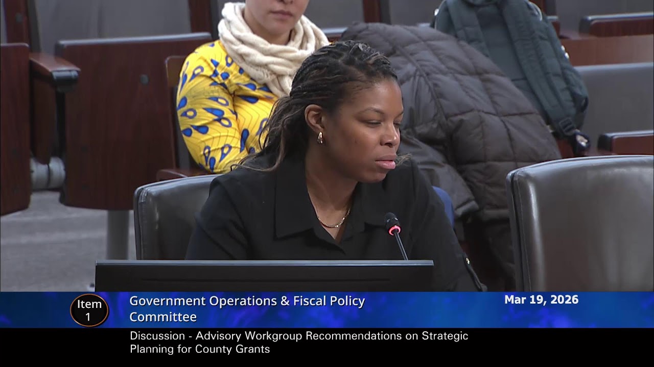 Mar 19, 2026 - GO Committee Worksession