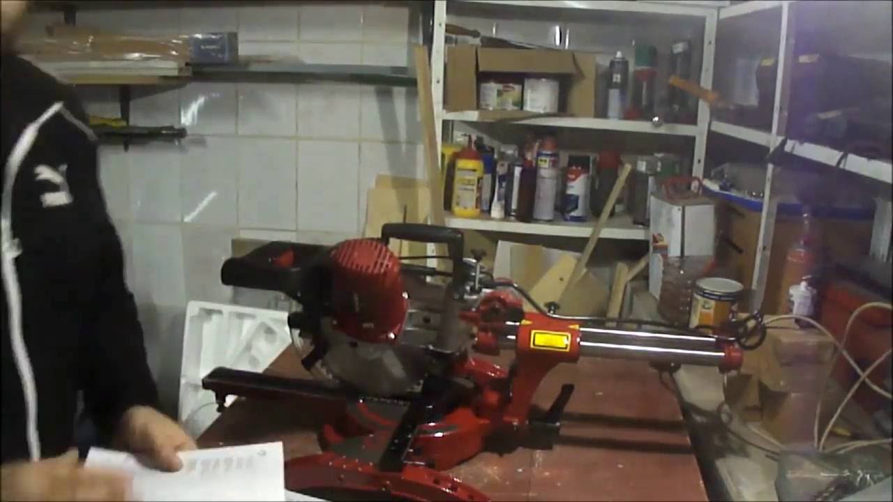 Unboxing and testing Einhell Mitre Saw 🔻