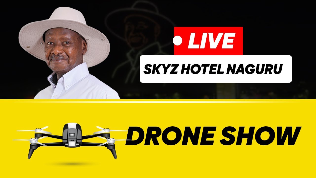 LIVE: A Historic Drone Display Over Kampala