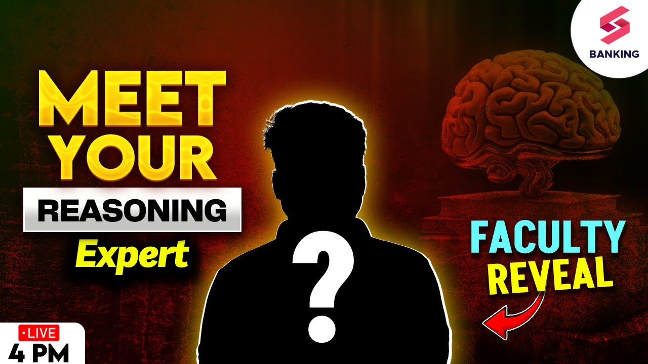 Meet Your Reasoning Expert | Faculty Reveal | Testbook Banking