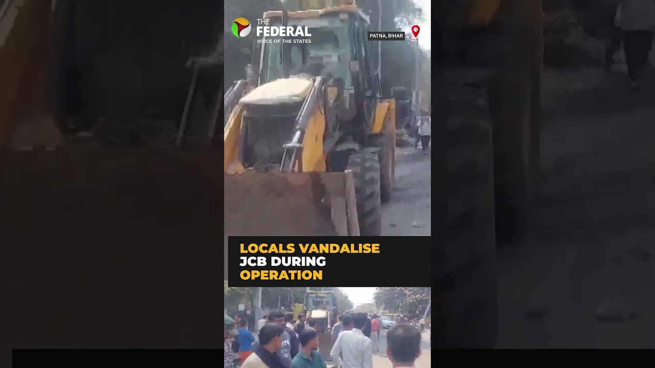 Anti-encroachment drive turns violent in Patna | #shorts
