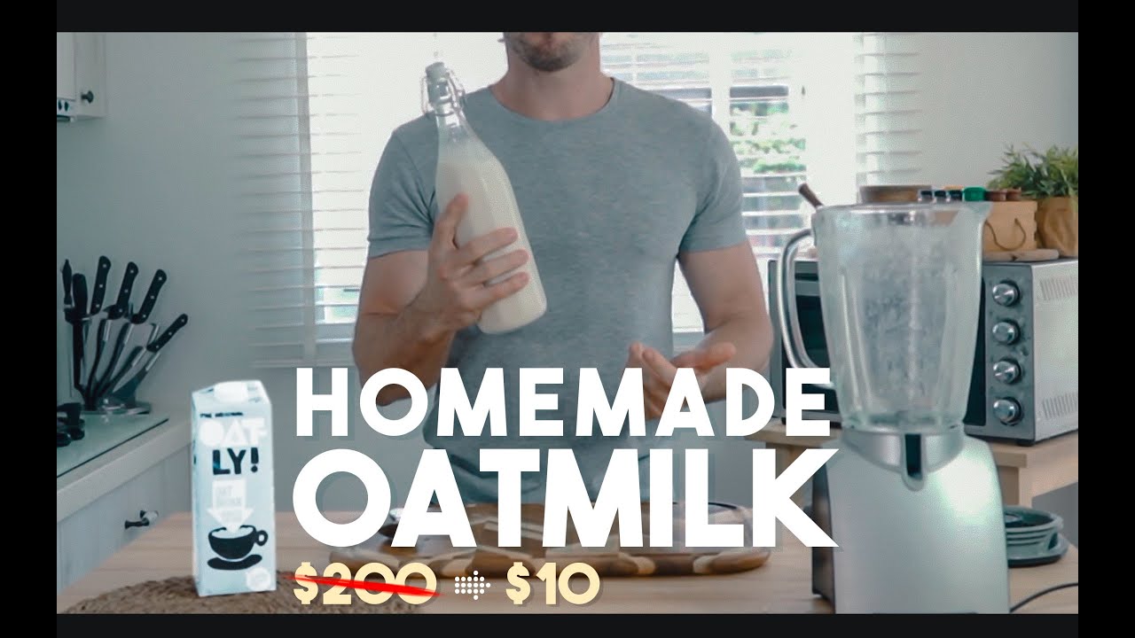 好喝的手工燕麥奶🥛🌾HOMEMADE OATMILK ！