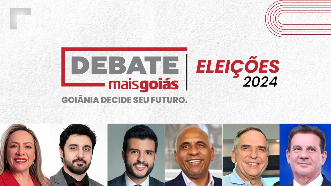 Debate Mais Goiás com candidatos a Prefeito de Goiânia- Eleições 2024
