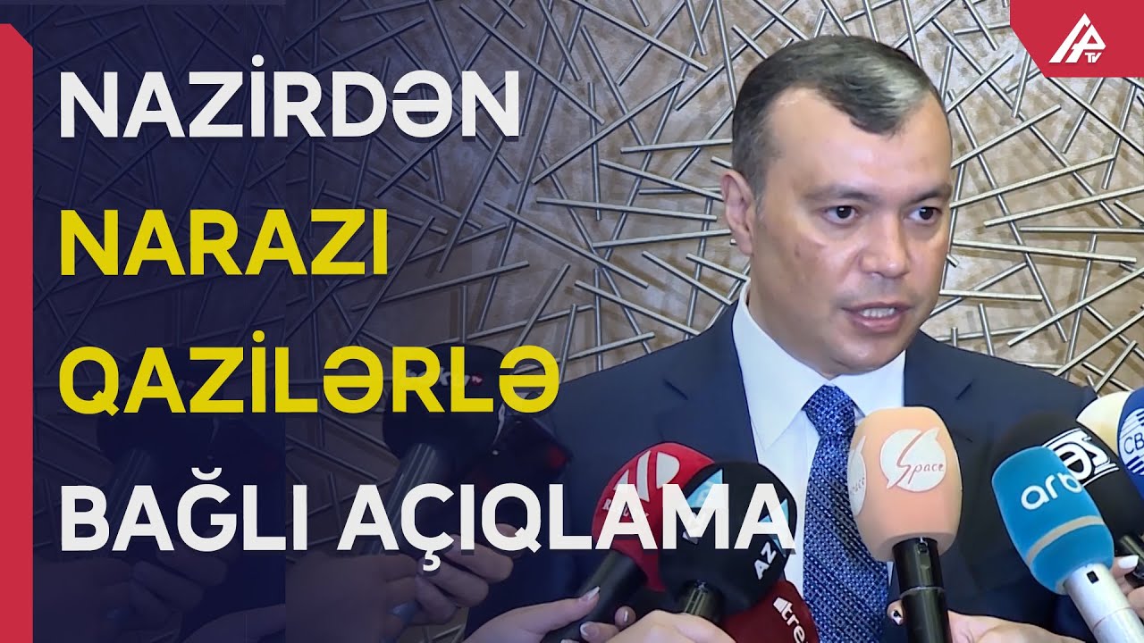 Sahil Babayev narazı qazilərlə bağlı ilk dəfə danışdı