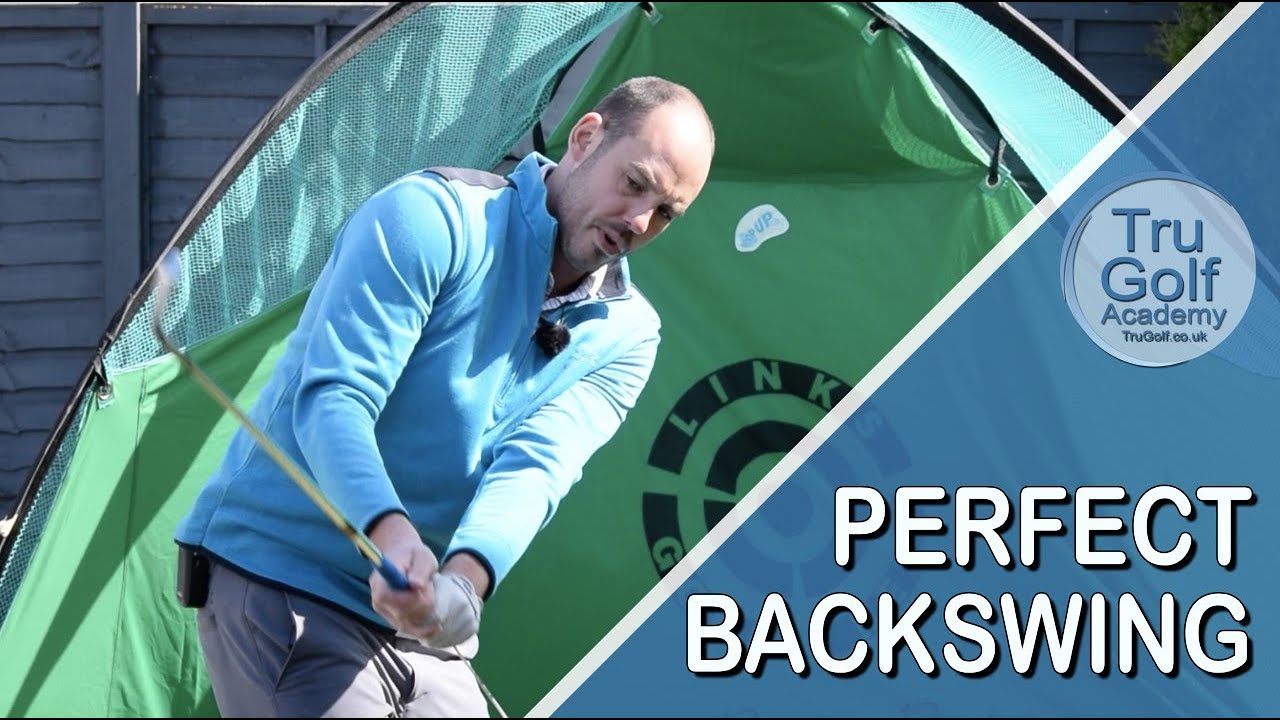 PERFECT GOLF BACKSWING - ACHIEVED THROUGH 1 SIMPLE AT HOME DRILL
