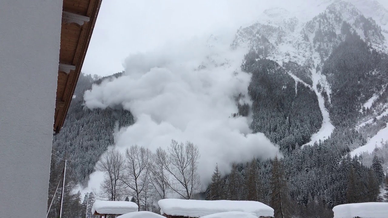 Force of Nature: Avalanche Pours Down Mountain in Austria