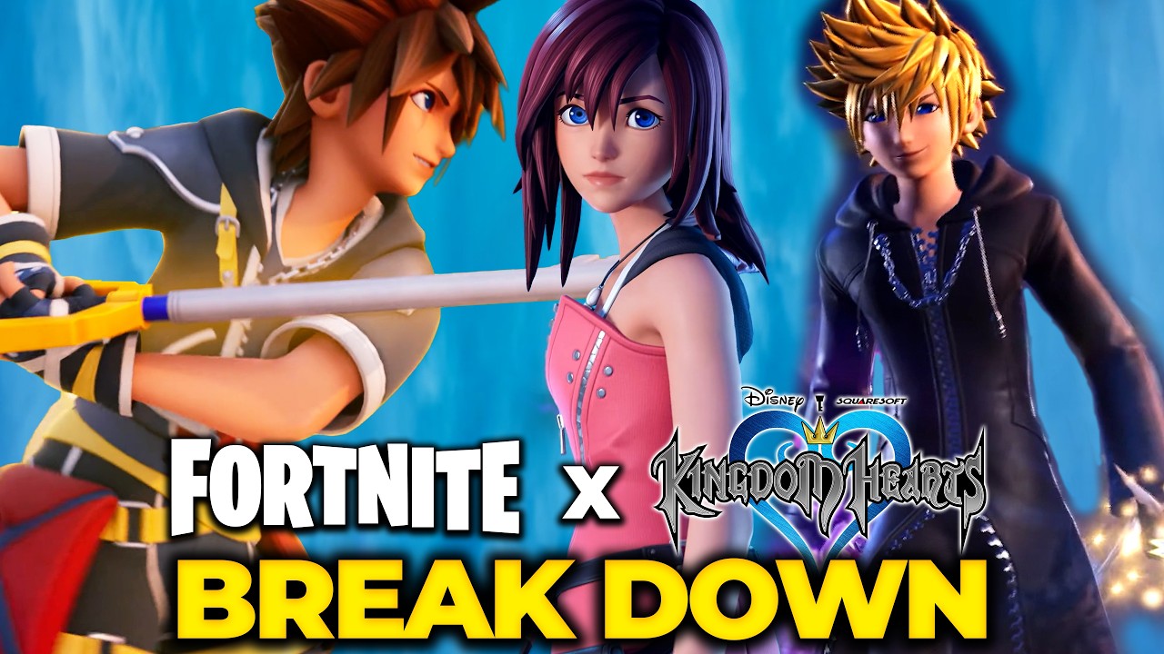 Анализ и реакция на трейлер игрового процесса FORTNITE X KINGDOM HEARTS