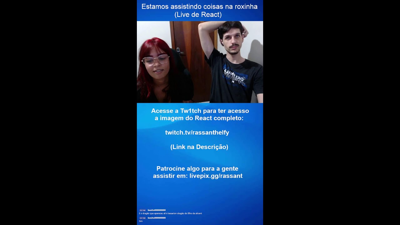Reagindo a coisas na Roxinha (Link na descrição abaixo)