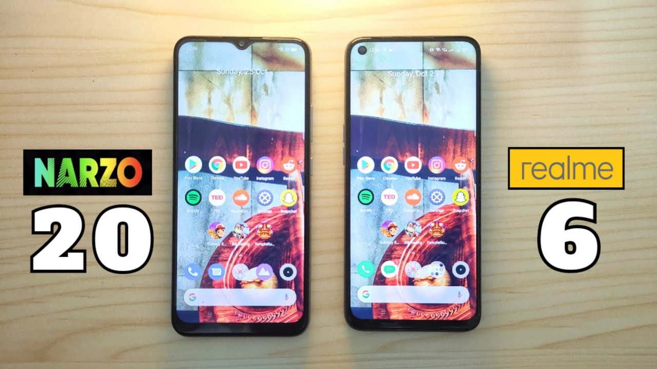 Realme 6 vs Realme Narzo 20 Speed Test Comparison | Helio G85 ne diya takkar?