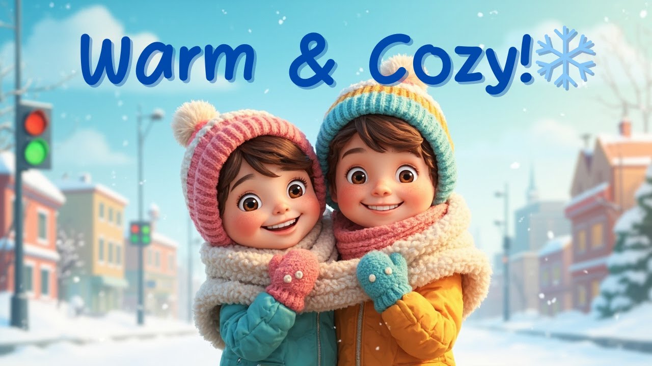 Warm & Cozy Winter Song ❄️ | Learning Song for Kids & Nursery Rhyme