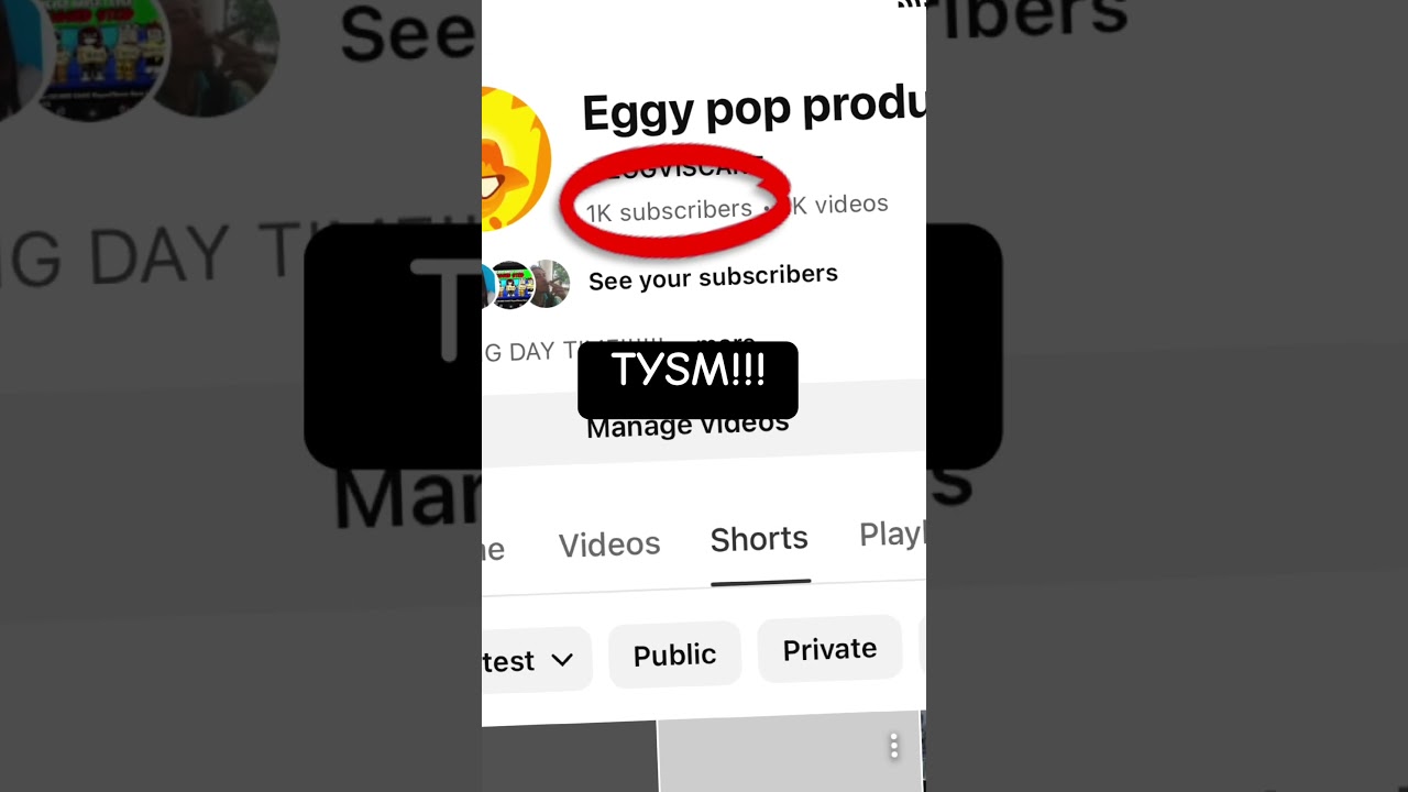 TY FOR 1000 SUBSCRIBERS!!