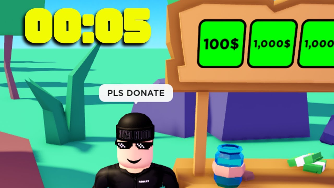 Pls Donate, but the video ends when I see a beggar...