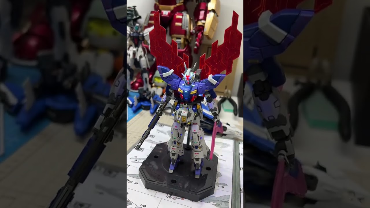 Moon Gundam #gundam #gunpla #gunplacustom #gunplabuilder #shorts #moongundam