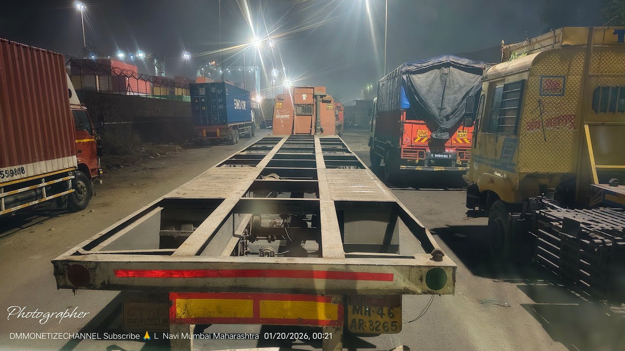 Container tailor 🚛 #navimumai #roadlive