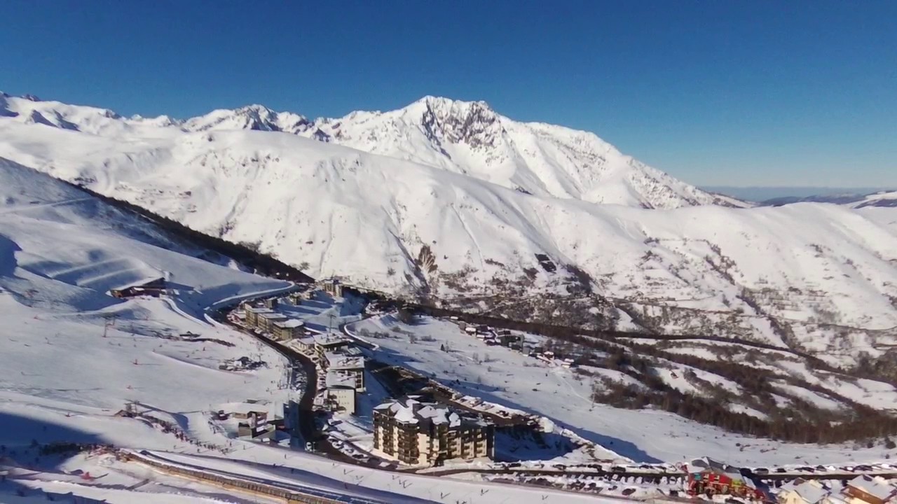 Saint Lary station de ski drone bebop 2