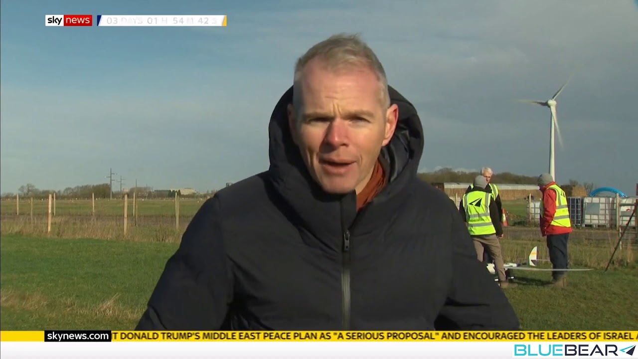 Sky News covers Blue Bear’s 5G enabled flight test centre
