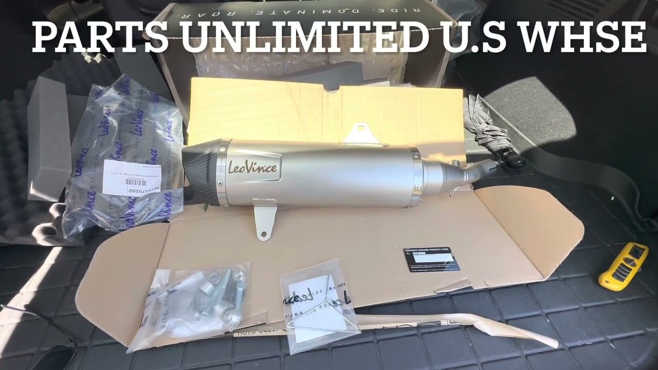 Leo Vince Exhaust Install on Yamaha Xmax-300 USA model kit