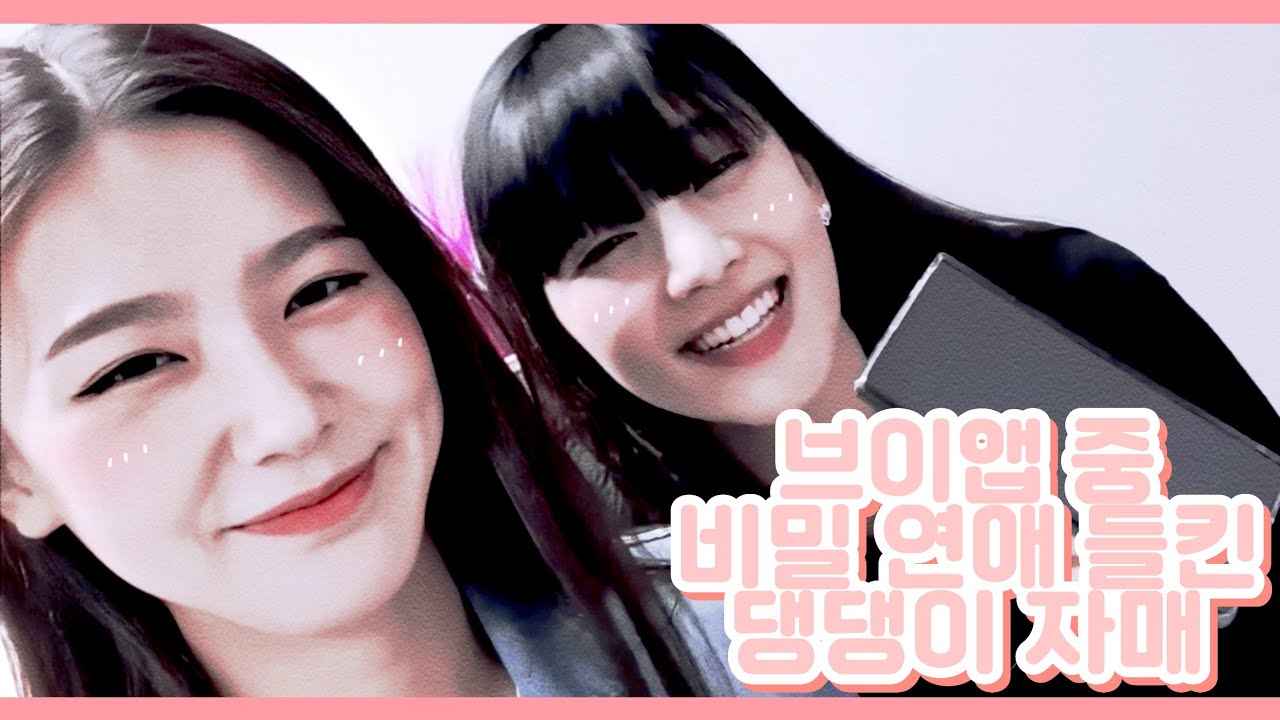 [(여자)아이들 브이앱] 브이앱 중 비밀 연애 들킨 댕댕이 자매