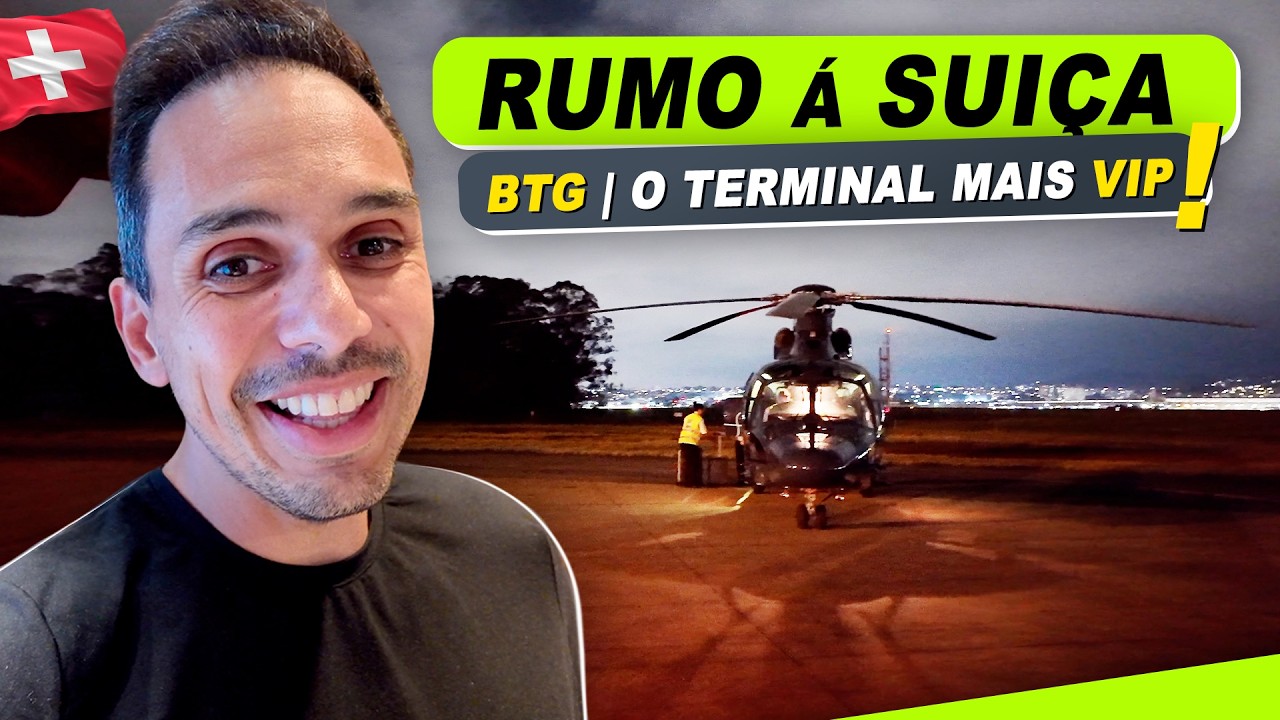 Viagem para Suíça utilizando o Terminal BTG. O mais Exclusivo do Brasil! 