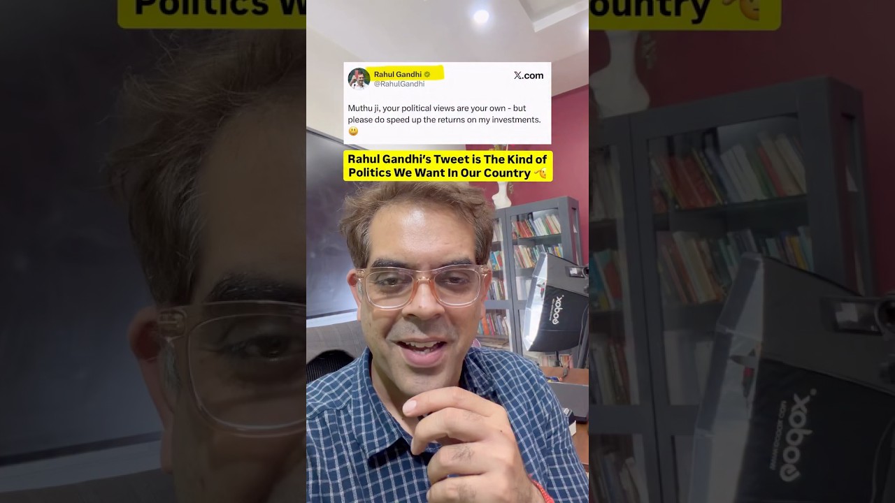 Rahul Gandhi&rsquo;s Tweet Has taken Internet by storm and shows the kind of respectful politics we want🙏