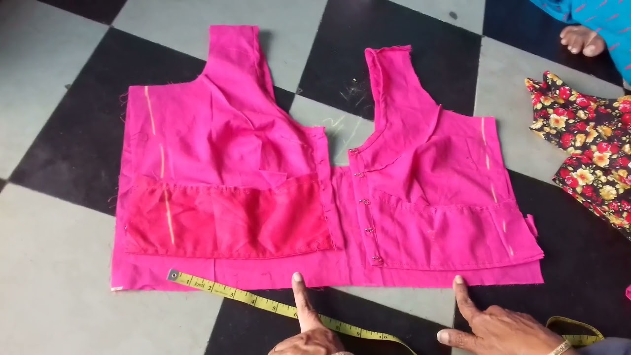 blouse side jointing method