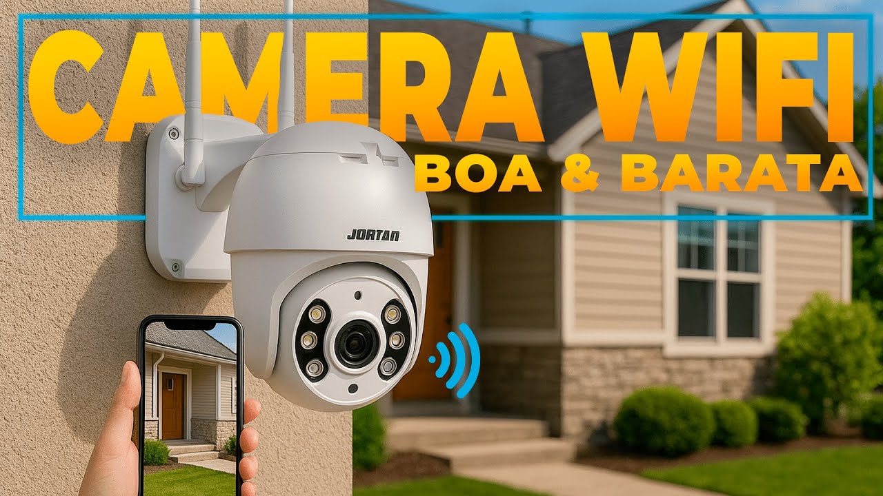 CAMERA WIFI CAMERA SEM FIO CAMERA DE SEGURANÇA JORTAN A MELHOR ! UNBOXING E REVIEW