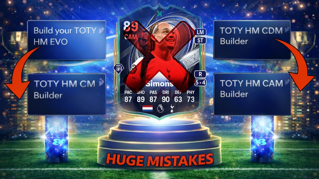 STOP! Making These HUGE Mistakes in FC 26! (Build Your Own TOTY HM Evolution)