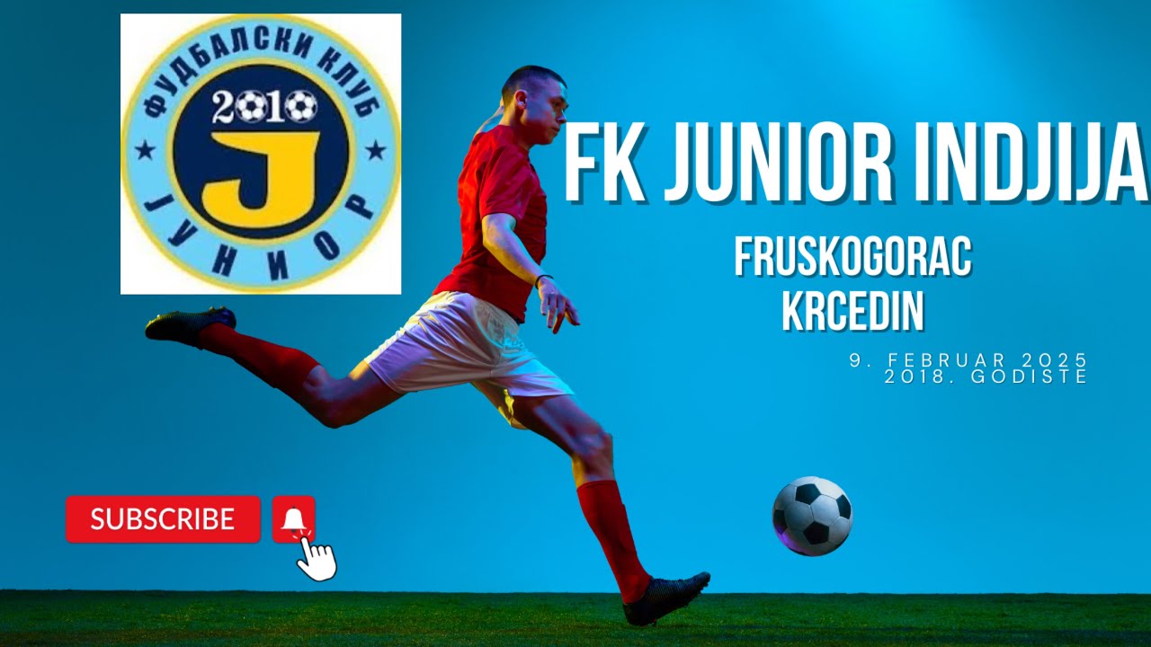 FK Junior Indjija - FK Fruskogorac Krcedin 2018. godiste 9.2.2025