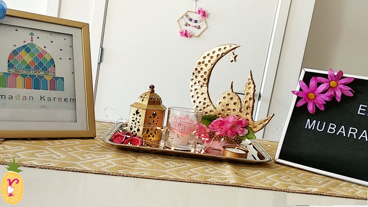 DIY Ramadan centerpiece for dining table | Diy Ramadan decor | Ramadan table settings