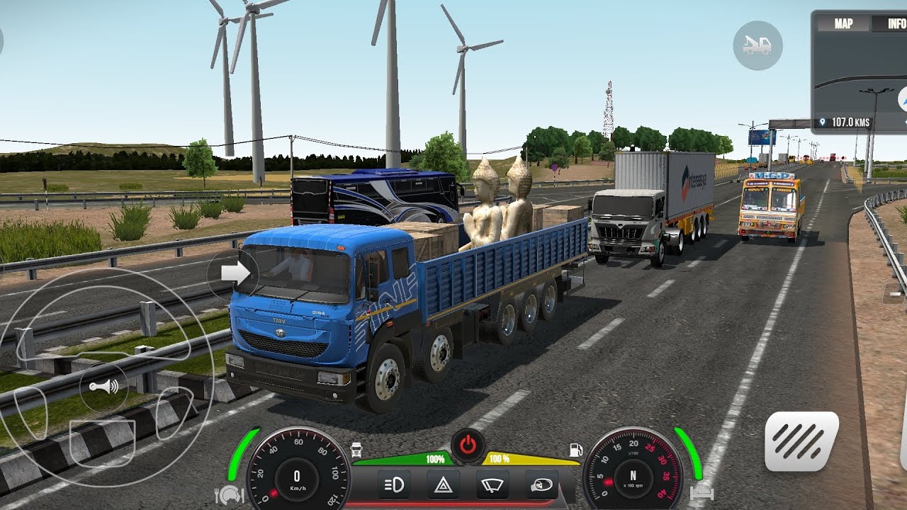 New truck master india Game Gameplay route frome Delhi to jammu 