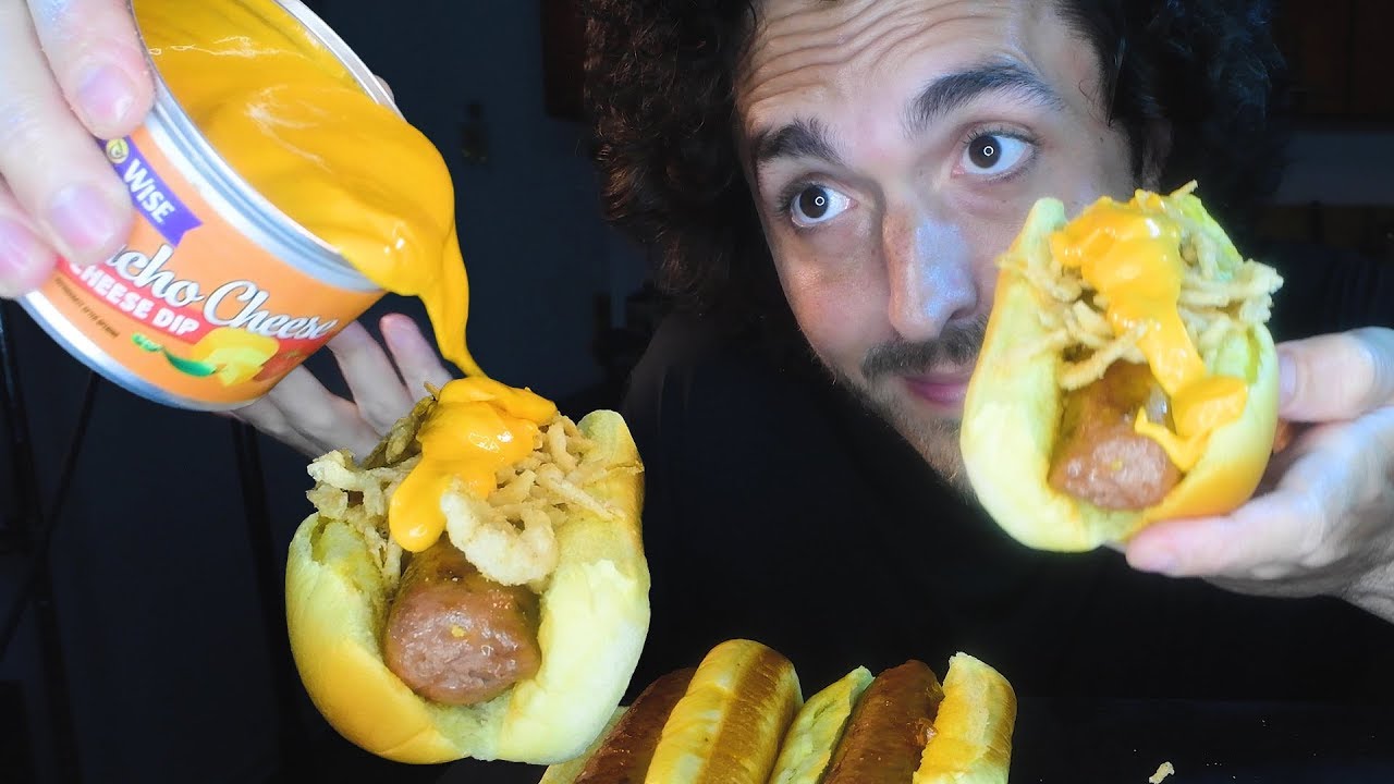 Trying BEYOND MEAT Bratwurst  ! Realistic Fake Meat ! (ASMR) 자막 字幕  ਉਪਸਿਰਲੇਖ | Nomnomsammieboy