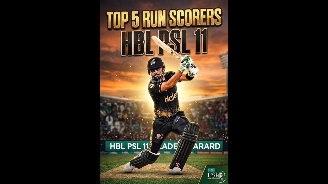 &ldquo;HBL PSL 2026 TOP 5 Batting Leaders | Kusal Mendis Dominates THE LINE UP&rdquo;
