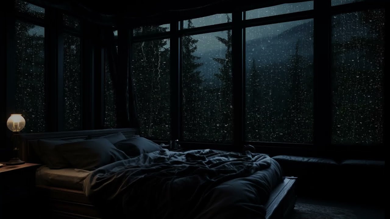 Rainy Forest Night Ambience | Soothing Nature Rain Sounds for Deep Sleep and Total Relaxation