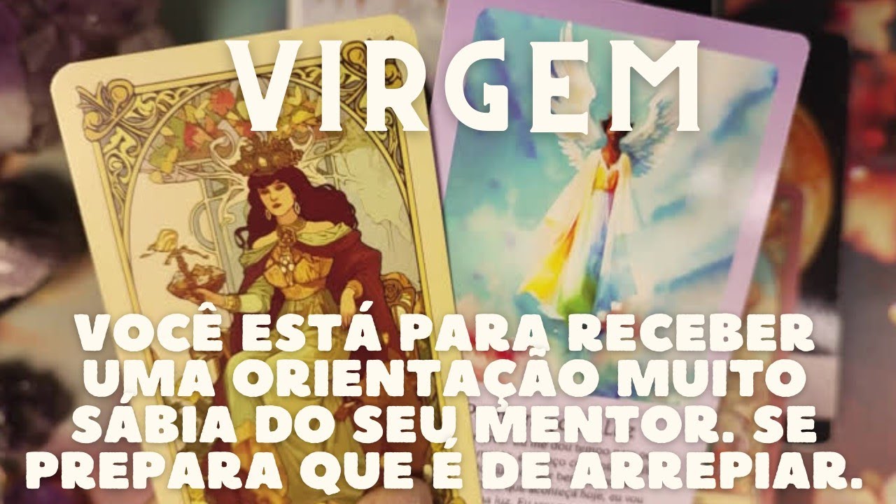 VIRGEM 💎♍ VOCÊ ESTÁ PARA RECEBER UMA ORIENTAÇÃO 🧭 MUITO SÁBIA DO SEU MENTOR 😱👀🙏É DE ARREPIAR