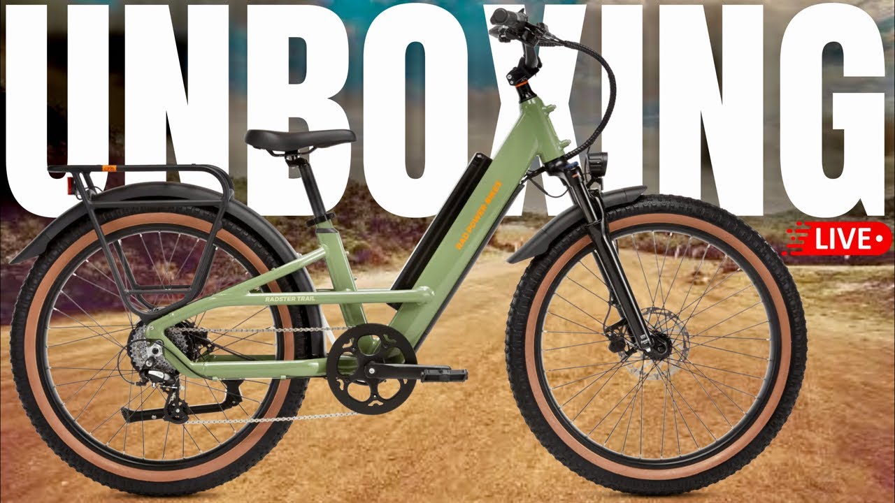 Электровелосипед Rad Power Radster Trail 2024 года | Распаковка и сборка в режиме реального време...